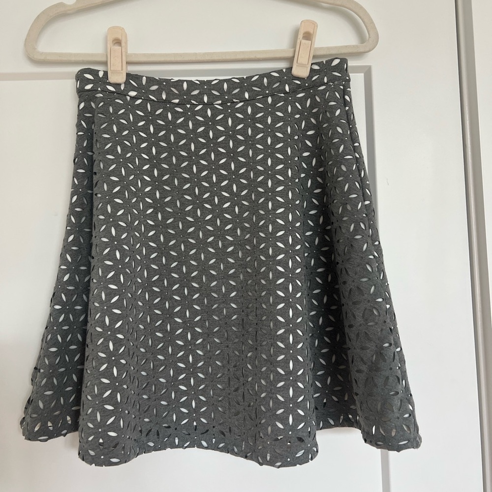 Club Monaco Danny Knit Skirt in Dark Heather, Size 2